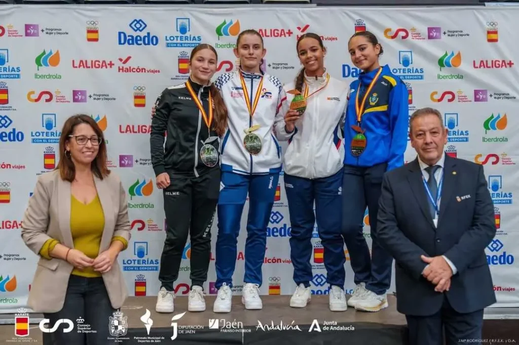 Éxito histórico de Ceuta en el Campeonato de España de Karate Cadete, Junior y Sub-21