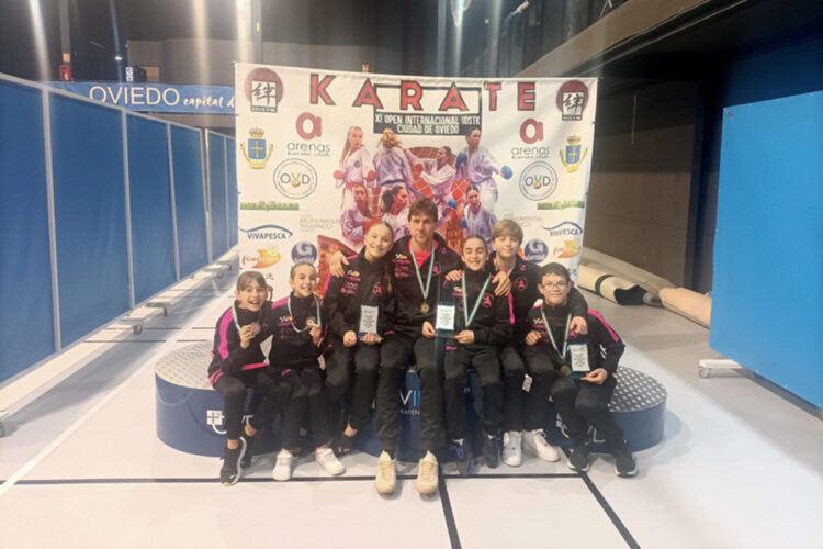 El Club Sepai Kárate vuelve a lo más alto: seis medallas en el Open de Oviedo